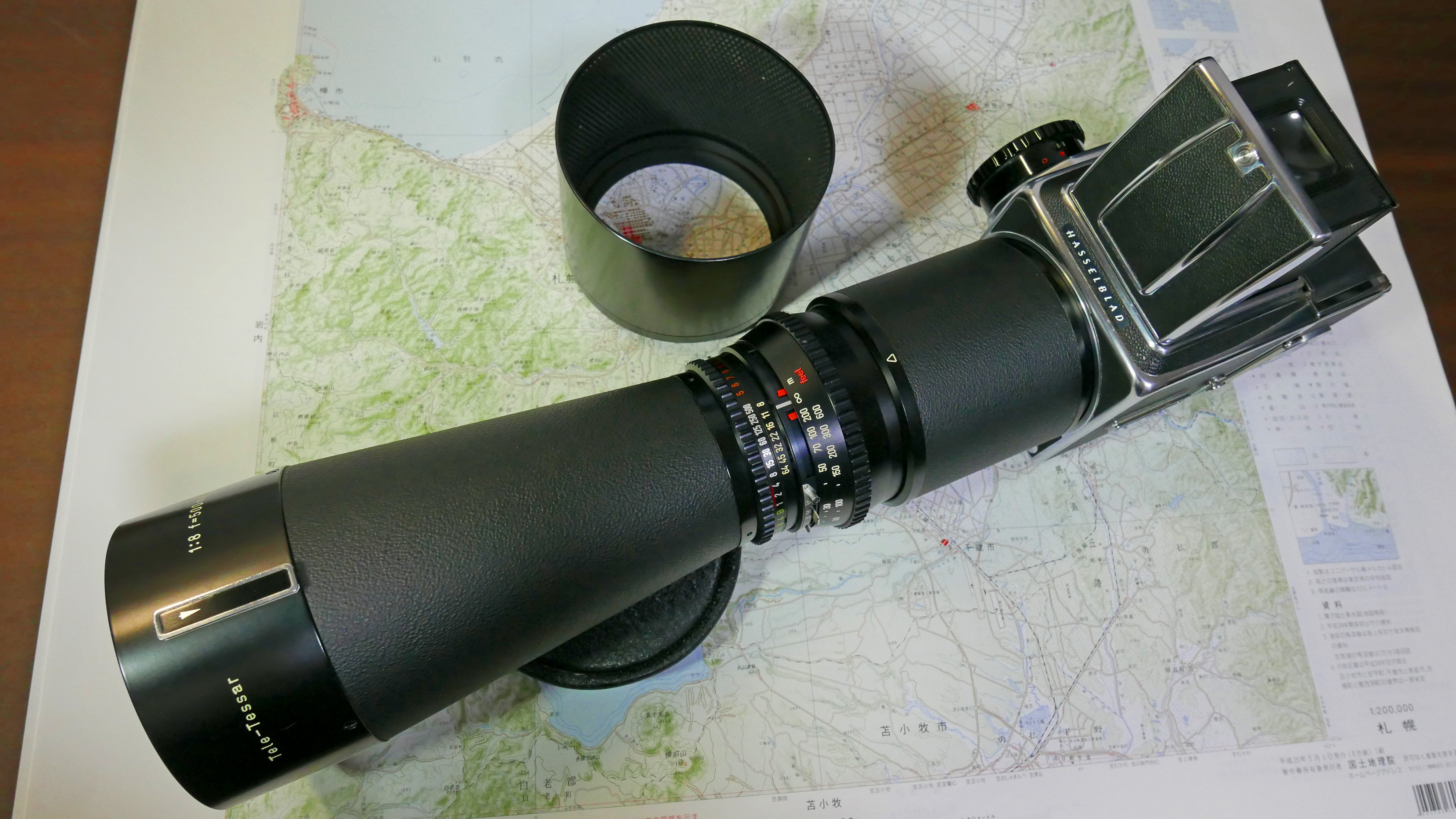 カメラ フィルムカメラ ハッセルブラッド】のテレテッサーC 500mm F8で富士山を切り取ってみる 