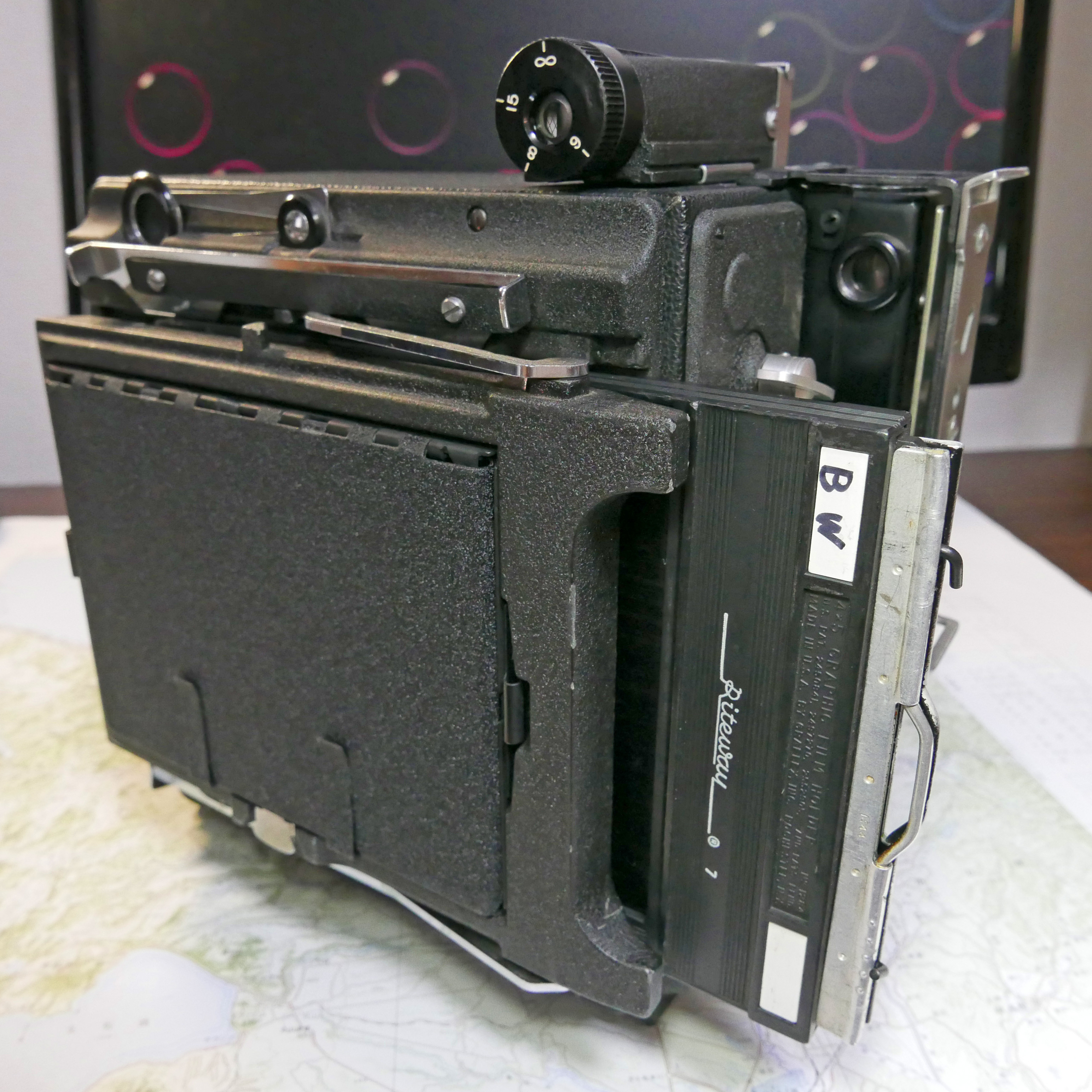 ペースメーカー（スピードグラフィック）4X5、グラフレックス オプター 